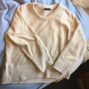 Zara cream chenille sweater